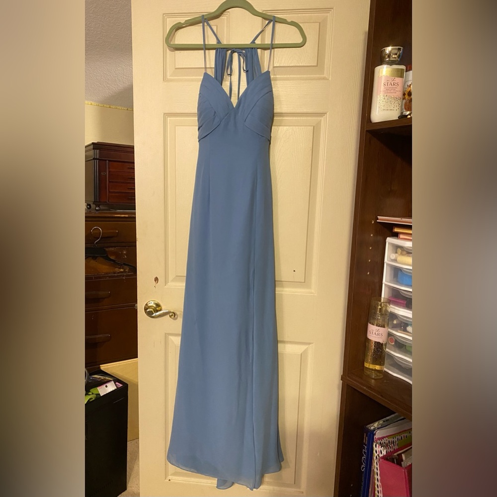 Azazie Blue Dress